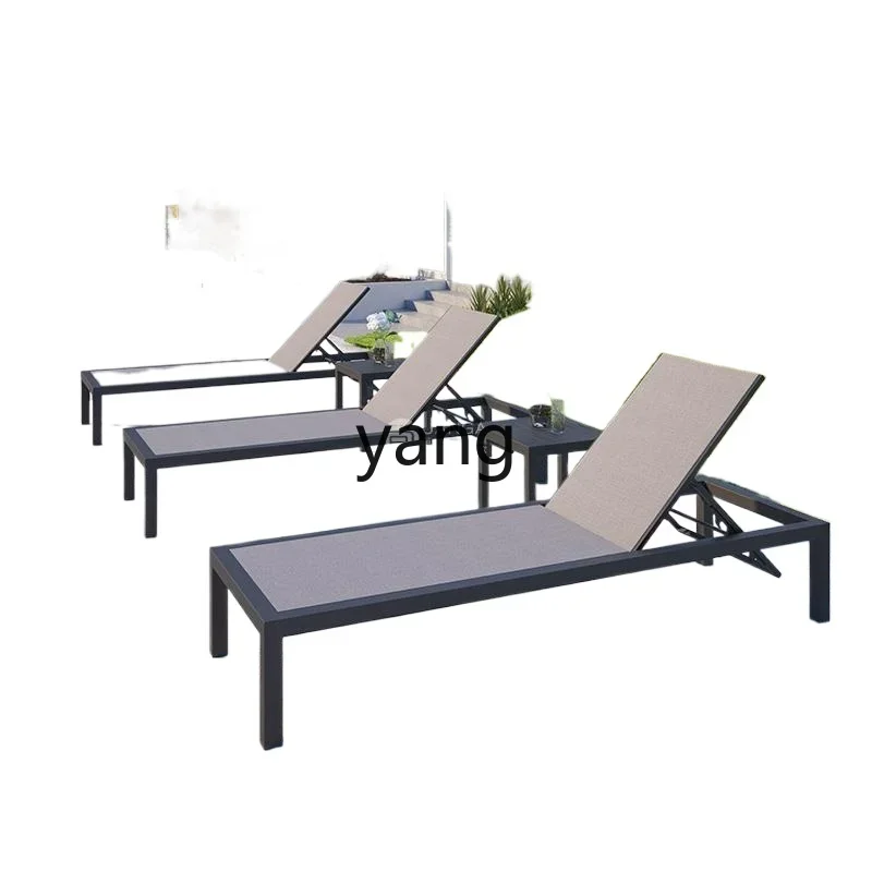 

LMM Outdoor Courtyard Chaise Lounge Villa Garden Swimming Pool Beach Chairs Leisure Outdoor