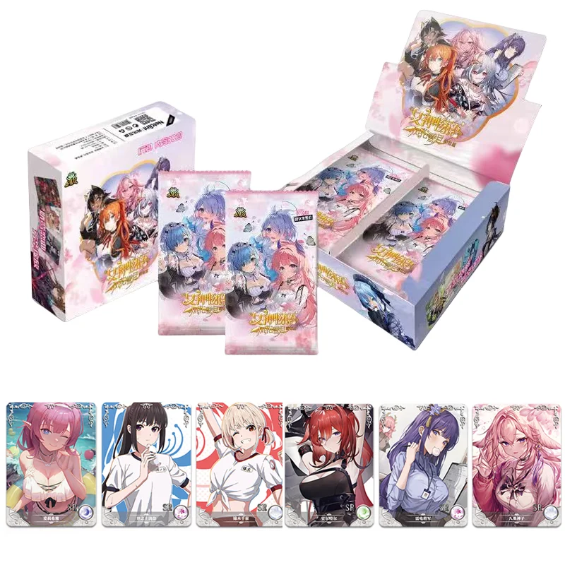 Kolekcja losรณw bogini Monogatari postaฤ z Anime prezent urodzinowy dla dzieci karty kolekcjonerskie bitwy marynarza