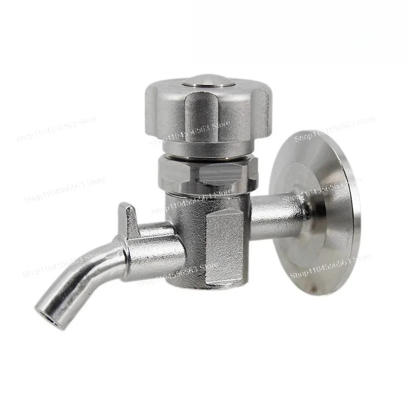 Craft Stainless Steel Beer Sampling Valve Food Grade Fermenter Faucet Beer Clamp Quick-Load Defoamer