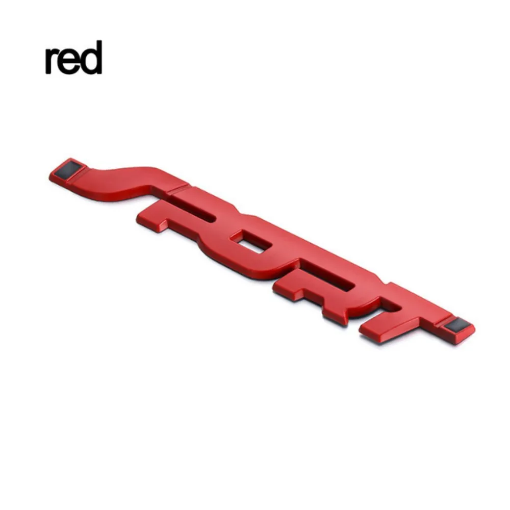 Auto-Aufkleber 3D-Dekor Modisches Styling Metall Chrom Schwarz Auto-Kofferraum Rennsport Wort Buchstaben Logo Emblem Abzeichen Aufkleber – Detail 11