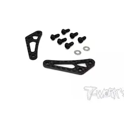 Original T works TE-TC01-P Carbon fiber Front Stiffeners ( For Tamiya TC-01 ) 2pcs. Professional Rc part