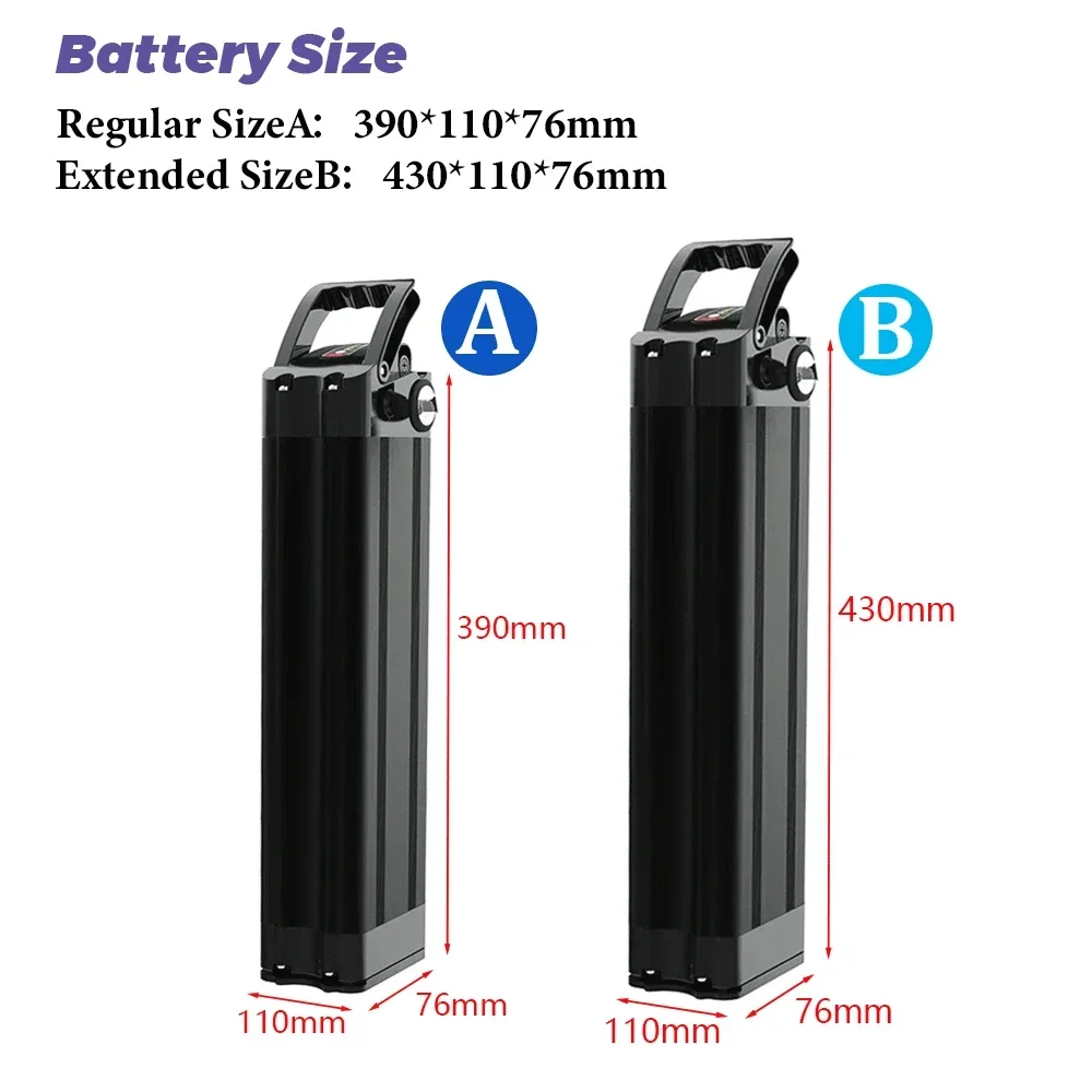 Newest Battery for 48V 10Ah 13Ah 16Ah 800W 500W Motor High Quality 18650 Lithium ion Rechargeable Battery Pack with Charger