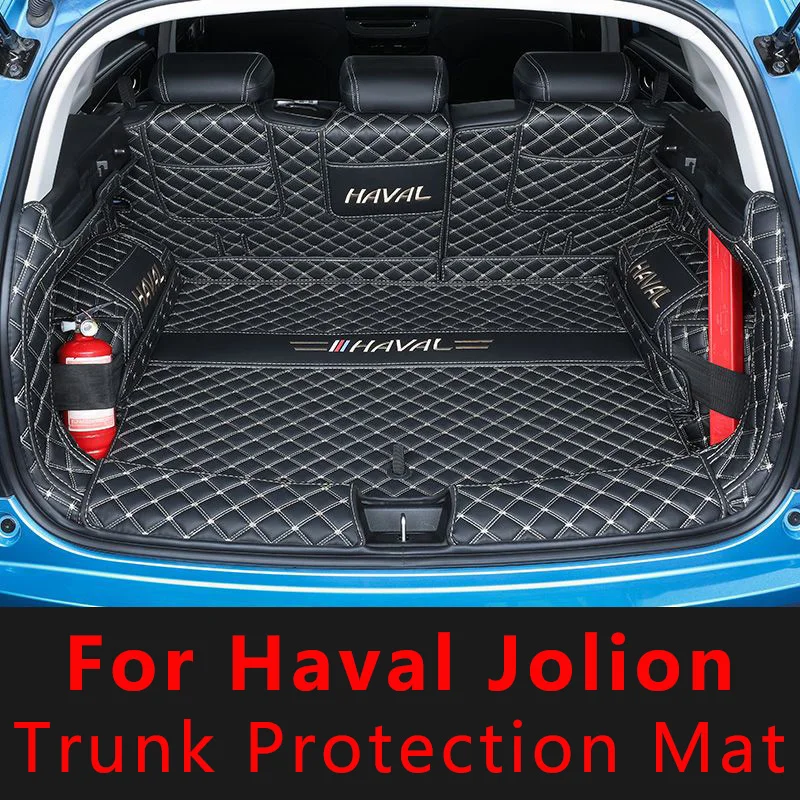 

Коврики для багажника автомобиля Haval Jolion 2021 2022 2023, Кожаный Прочный Коврик для груза, коврики для сапог, аксессуары, чехол для интерьера