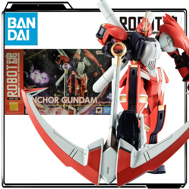 

Bandai натуральная аниме-фигурка ROBOT Anchor Gundam 145 мм, экшн-фигурка, игрушки для мальчиков, детский подарок, Коллекционная модель, украшения