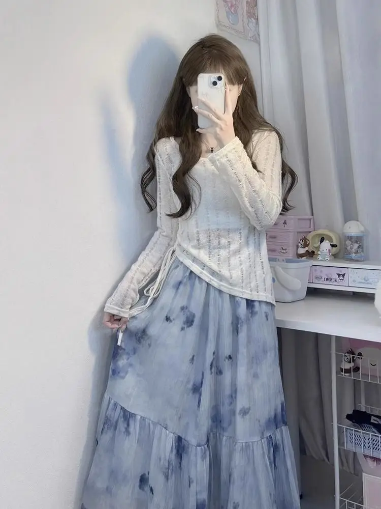 

Сладкий летний комплект одежды: красивый школьный костюм-двойка, простой и удобный полный комплект платьев