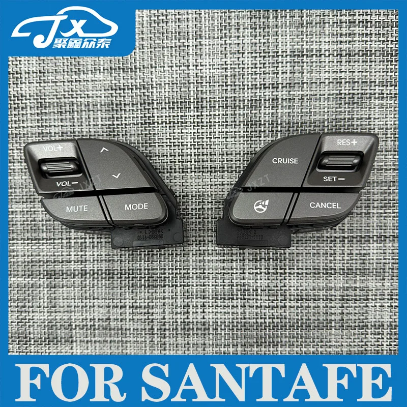 967302W000 Steering Wheel Control Switch for Hyu-ndai Santa Fe, Audio Cruise Control Buttons OEM 96730-2W000 96740-2W400