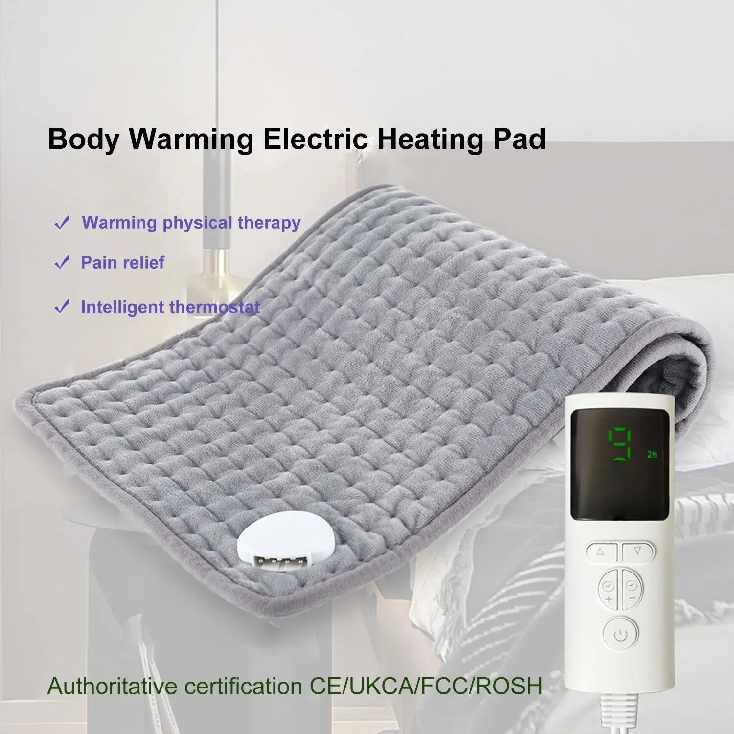 Electric Heating Pad Multi-functional Hot Heated Pad for Back Pain Muscle Pain Relieve Rapid Temperature Rise Heated Pad