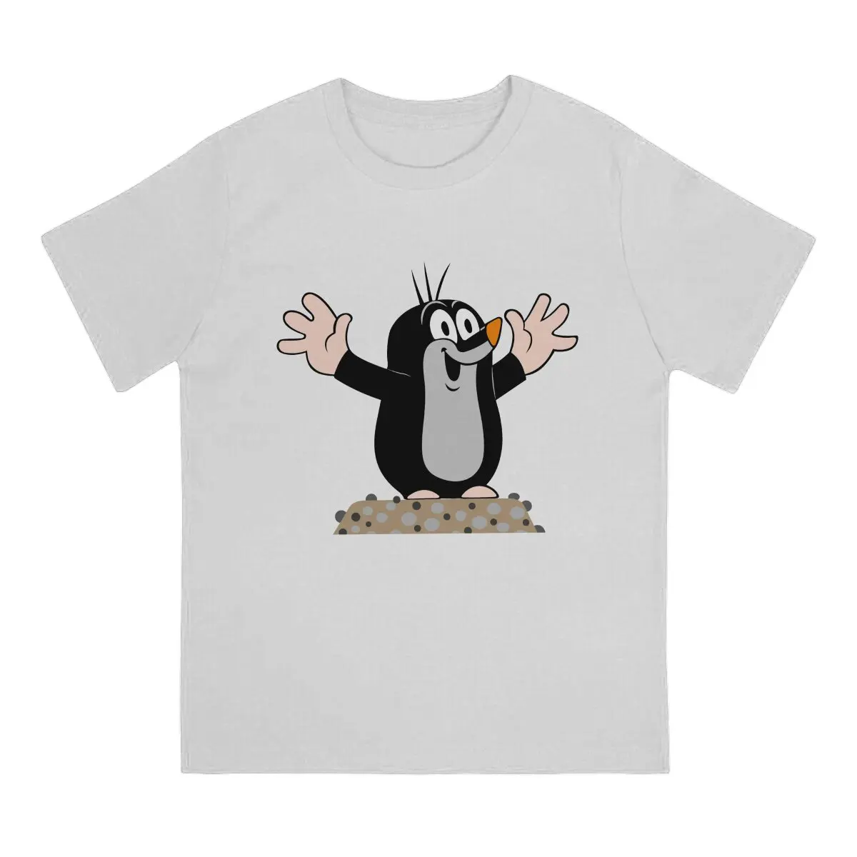 Krtek The Mole Hello Tshirt Graphic Men Tops Vintage Fashion Summer Clothing Harajuku T Shirt