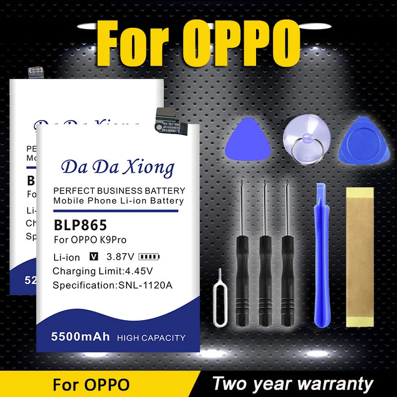 

BLP833 BLP831 BLP809 BLP845 BLP929 BLP865 Battery For OPPO Realme Reno Nord CE ONE PLUS Q2 X3 X7 8 K9 10 V15 A17 A57 Pro Pro+ 5G