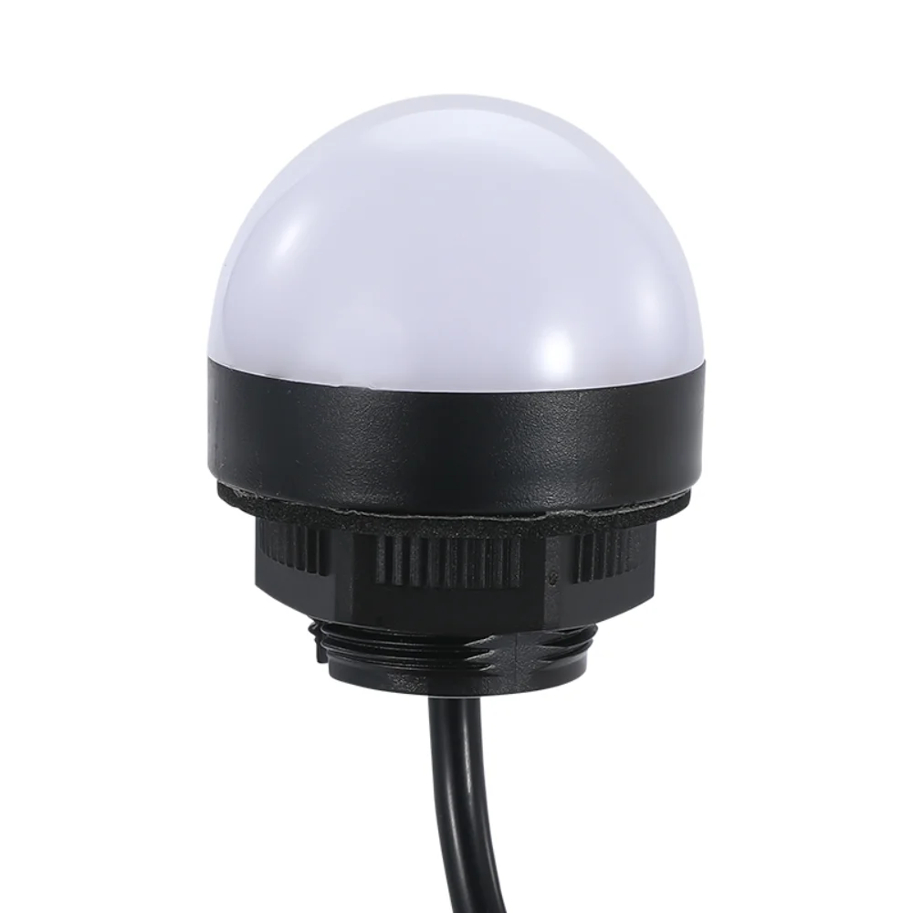 Waterproof Light LED Mini Warning Ball Round Signal Light Acousto-optic Alarm Light Equipment Integrated Tricolor Lamp 12V24V220