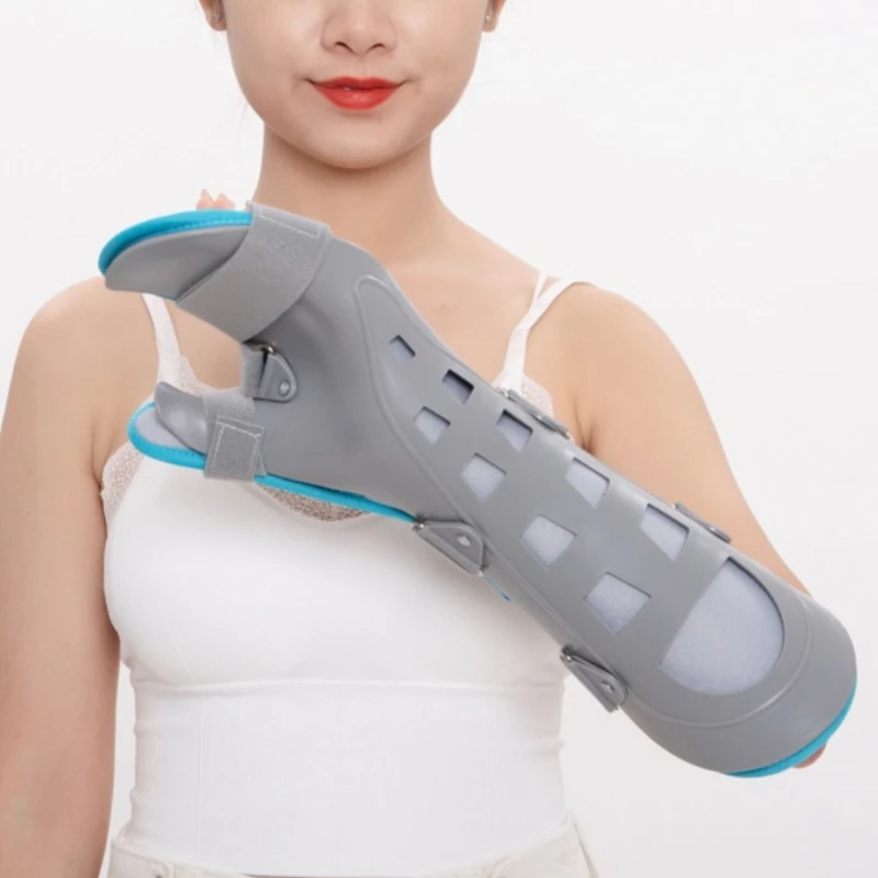 Adjustable Wrist Fixing Brace Left Right Hand Support Splint Posture Strap Sprain Carpal Fracture Corrector Bandage Pain Relief