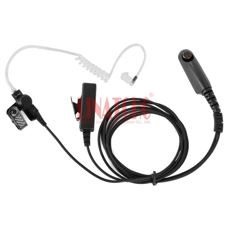 

Good Quality Black Walkie Talkie Long PTT MIC Acoustic Clear Tube MTX900 MTX950 GP338 GP328 Earphone