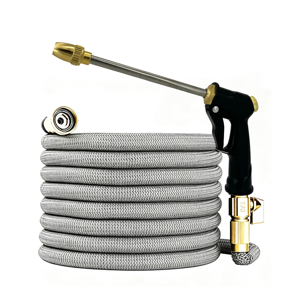 2026 High Pressure Garden Water Hose Expandable Garden Watering Pipe Magic Water Pipes for Garden Farm Irrigation Car Wash