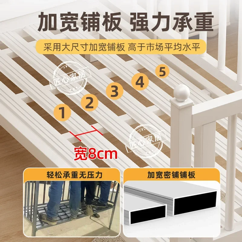 سرير مفرد للأطفال من الحديد المطاوع #6