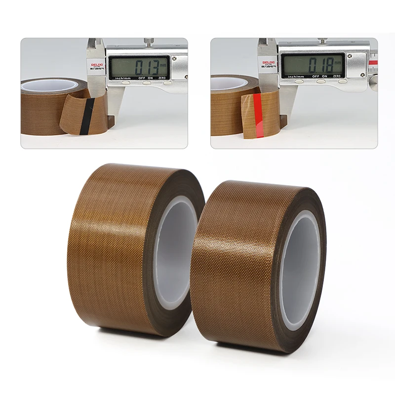 High-temperature Resistant PTFE Tape Insulation Wear-resistant Thickness 0.13mm/0.18mm Mechanical Maintenance Electrical Tapes