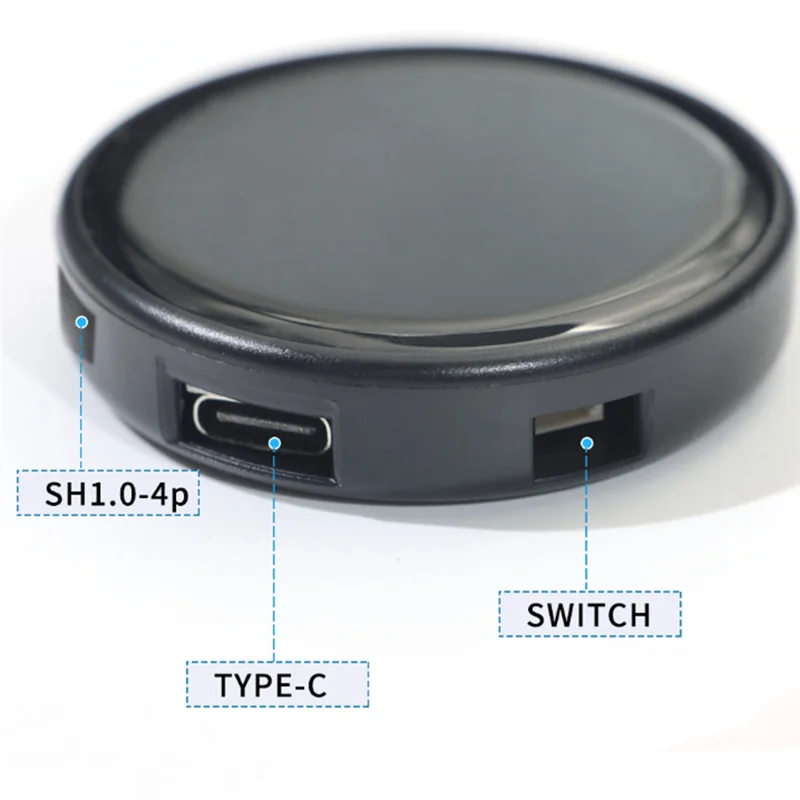 ABGI-Round Screen 1.28 Inch TFT Color Display With Touch SPI LCD Module IPS Capacitive Spectrum Electronic Photo Frame