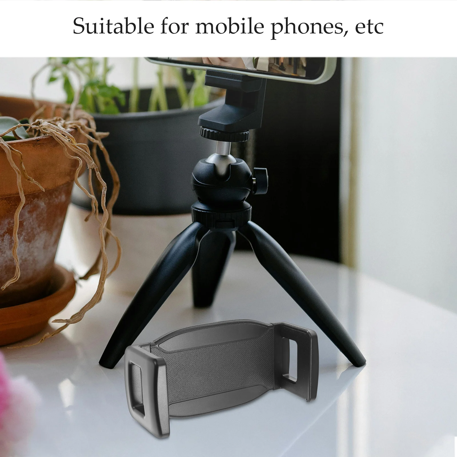 

1 шт., подставка для телефона, планшета, универсальное регулируемое настольное крепление для домашнего офиса, путешествий, противоскользящее портативное складное автомобильное крепление