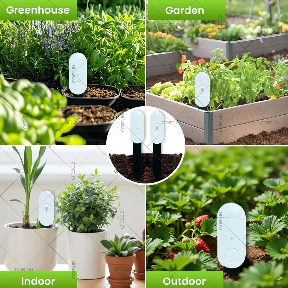 Zigbee датчик влажности почвы, температура, влажность, определение яркости, умный тестер почвы, датчик влажности для приложения Tuya Zigbee2MQTT