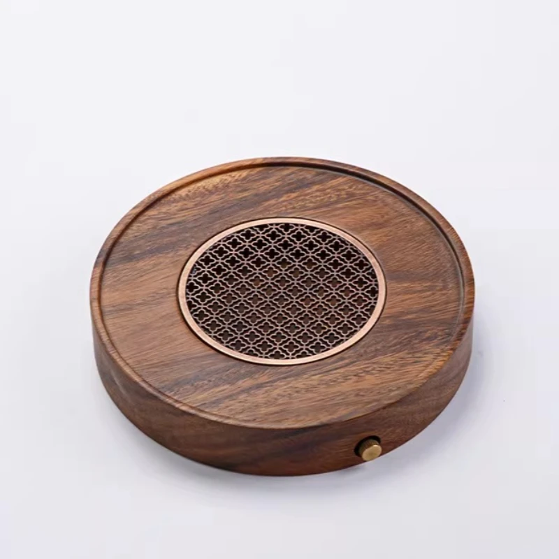 Walnut Wood Tea Tray Small Home Modern Square Living Room Tea Tray Office Luxury bandeja de bambu para cozinha Rectangular Tray