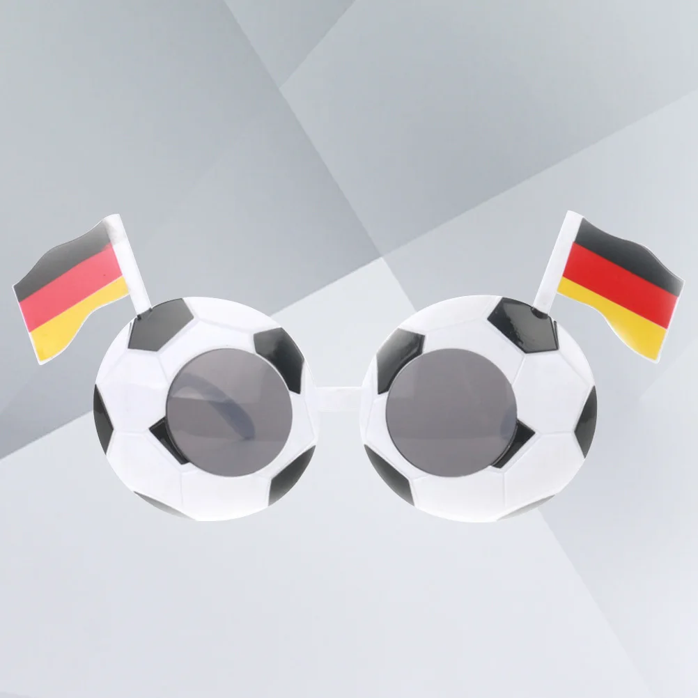 

Flag Glasses For Soccer Fans, Lightweight Durable Plastic Party Favors Supplies Costume Fancy Dress Accessory Decor