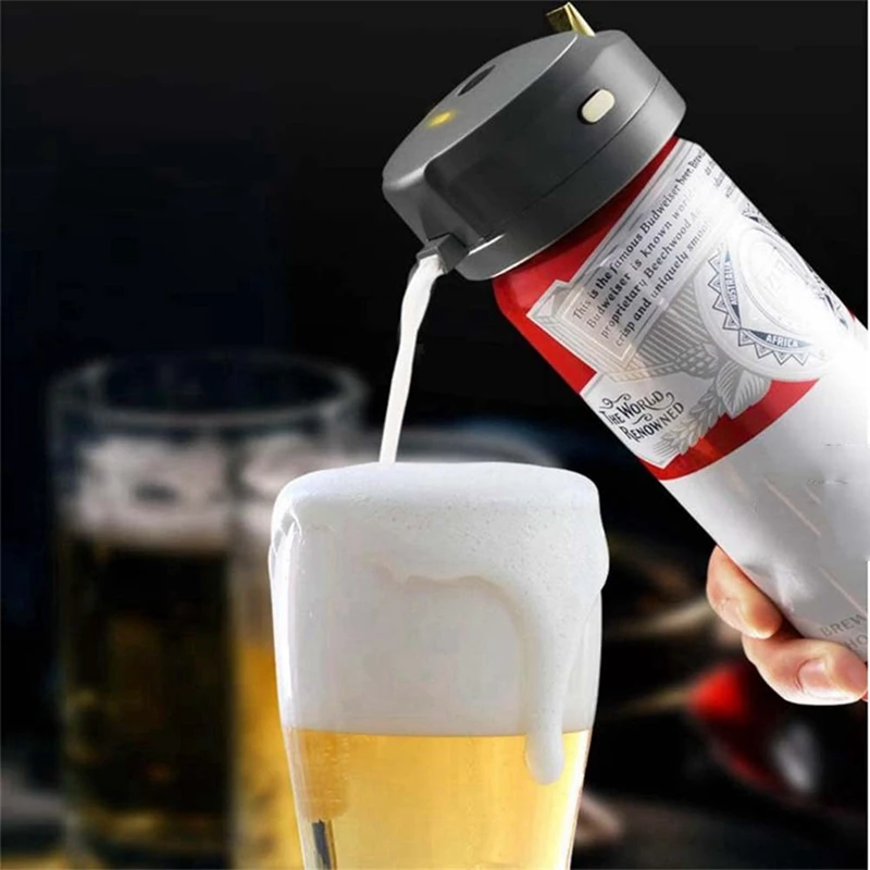 2X Canner Beer Foamer,Portable Canned Beer Foam Machine,Special Purpose For Canned Beer, Foam Maker,Beer Server,Washable