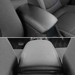 For Toyota Corolla Cross XG10 2021 2022 2023 PU Leather Car Armrest Box Protector Cover Central Control Interior Accessories