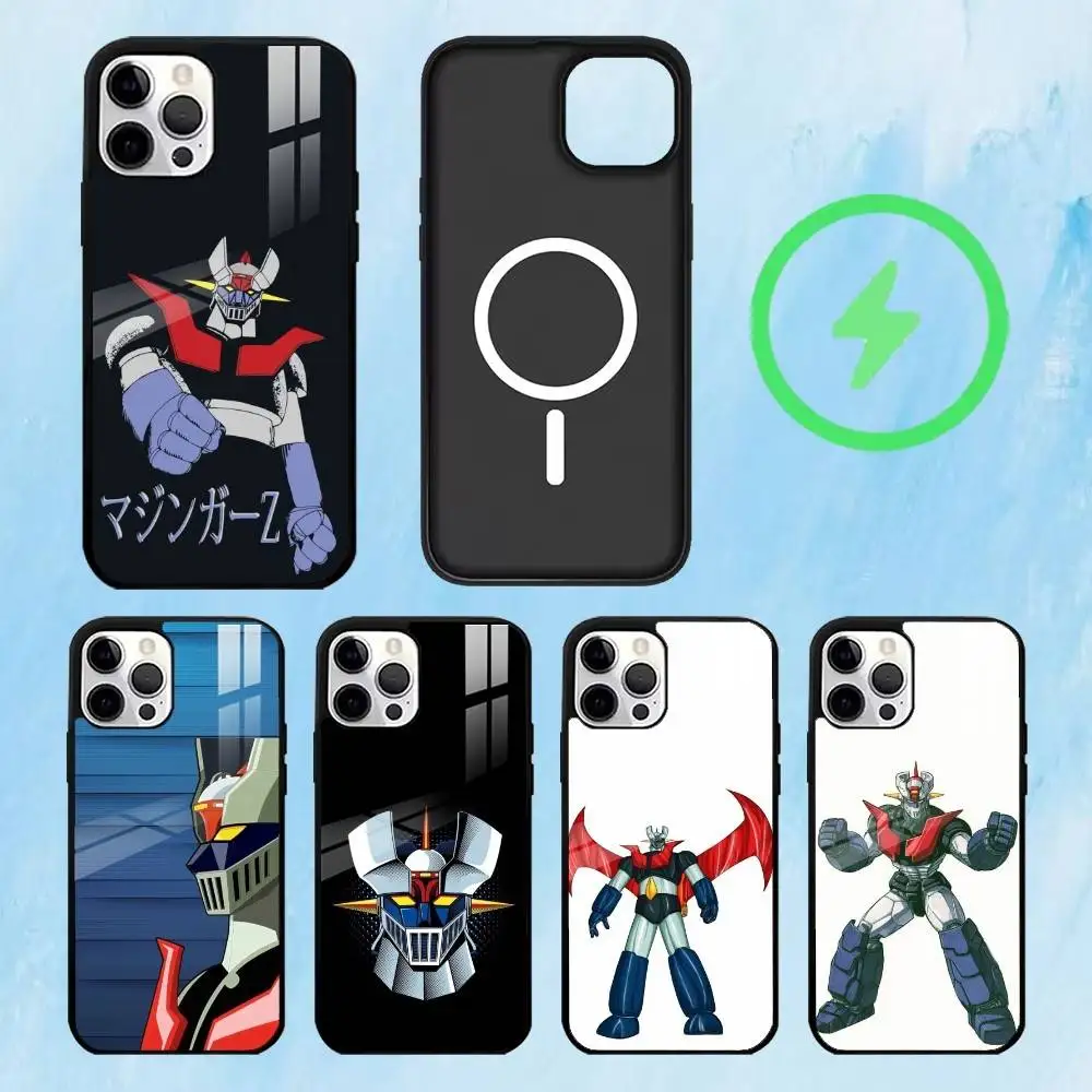 

M-Manga M-Mazingers Z Phone Case For iPhone17,16,15,14,13,12,11 Plus,Pro Max Magnetic For Magsafe Wireless Charging
