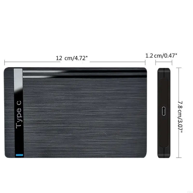 C63A USB 3.1 Caixa do disco rígido 2.5 polegadas SSD Disk ToolsFree Tipo C 3.1 Gabinete HDD