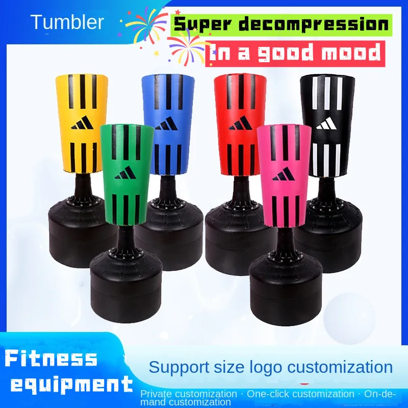 

Tumbler punching bag Household tumbler Taekwondo training equipment thickened fitness vent boxing vertical punching bag