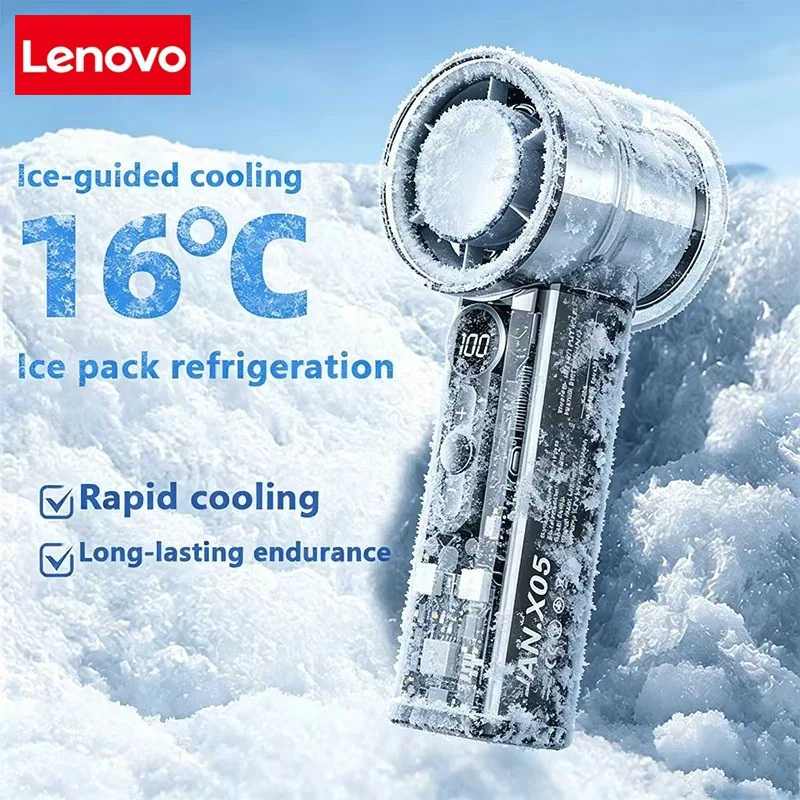 Xiaomi Semiconductor Refrigeration Hochgeschwindigkeits-Handventilator, 3000 mAh, USB, tragbar, wiederaufladbar, kleiner Outdoor-Ventilator