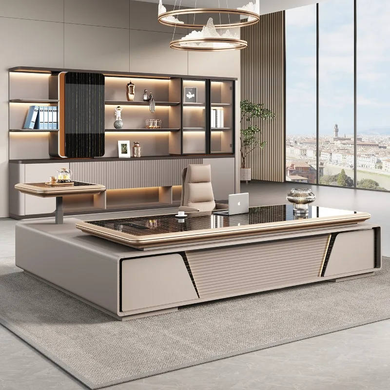 

Bedroom Computer Office Desk Cheap Computer Gaming Drawer Conference Office Desk Reception Space Saving Tavolo Salon Furniture