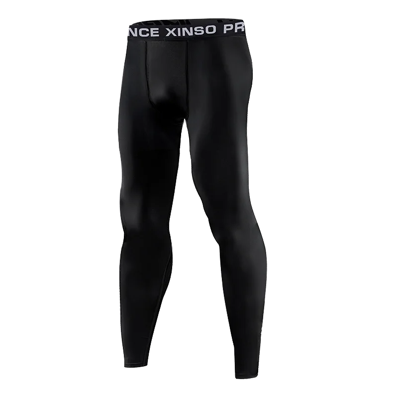 Leggings de treinamento de basquete e futebol masculino, calças de fundo de alta elasticidade, sem calças de lã, fitness, esportes, corrida