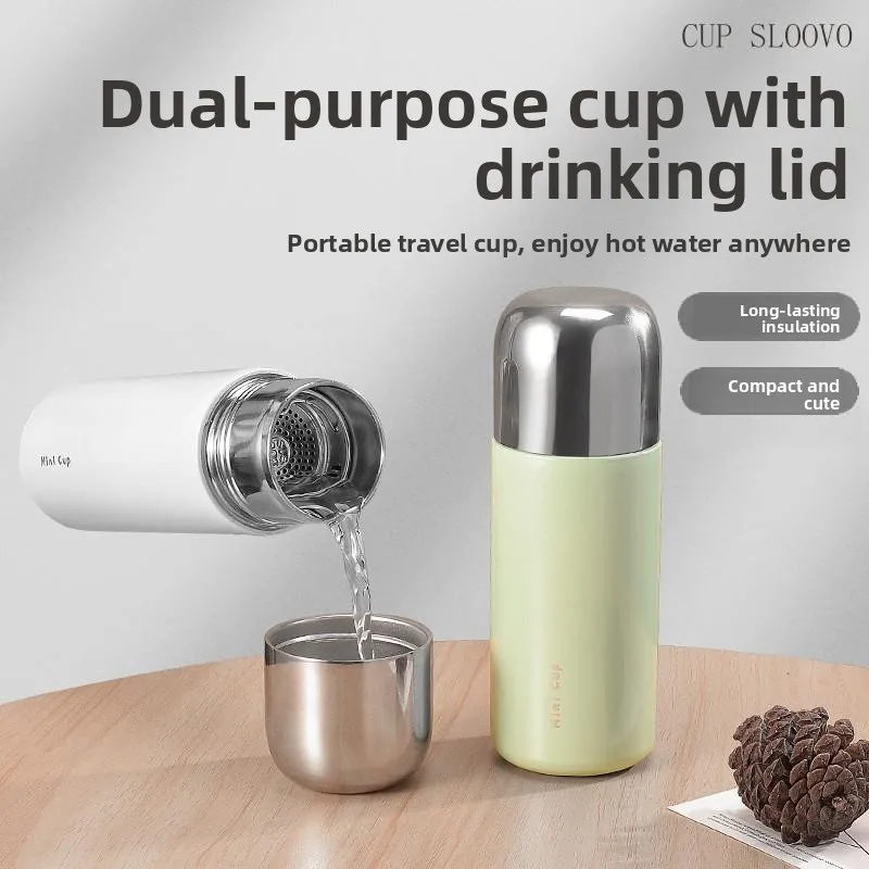 

High-End 36 Stainl Steel Insulated Water Bottle for Women Cact Portable Thermal Cup with Tea Separator