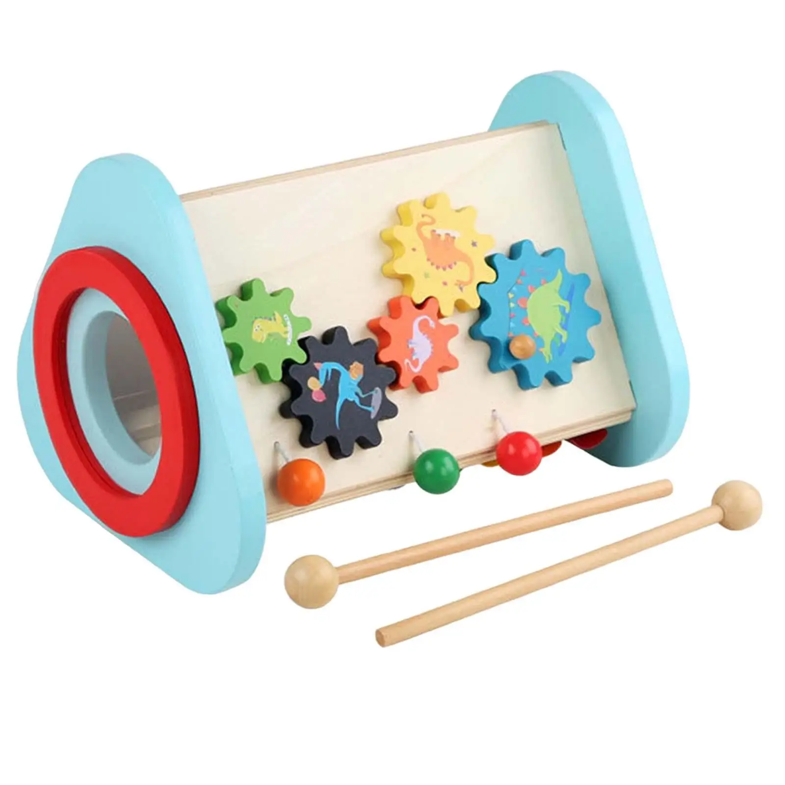 Wooden Music Toy Wood Learning Skill Toy Percussion Instruments Toy for Toddlers