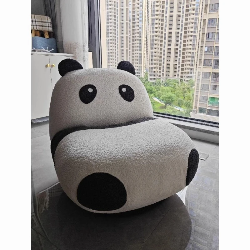 

Internet celebrity explosion small apartment rotatable single sofa lazy sofa cartoon light luxury personality room cute