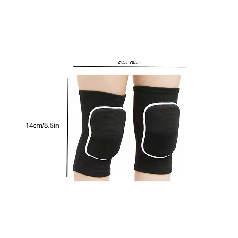 1pair Dance Sponge Knee Pad Warm Volleyball Dance Kneel Anti Collision Exercise Thicken Knee Pad Sports Dance Knee Pad Skating