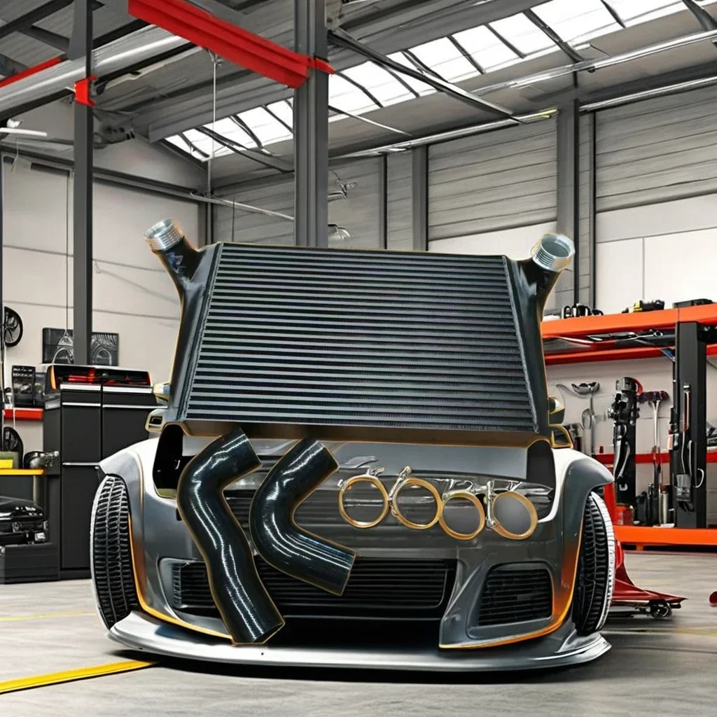 2023 Golf R Mk8 Performance Top Mount Intercooler Upgrade High Quality Aluminum 1 Year Warranty view 3