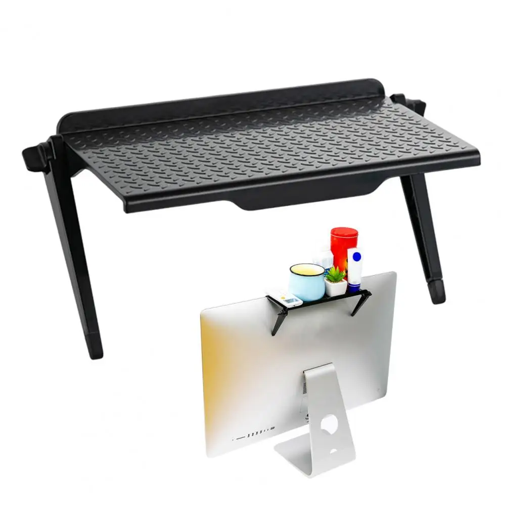 رف شاشة التلفزيون، رف تخزين علوي، حامل قوي قابل للتعديل، رف تخزين لشاشة الساقين