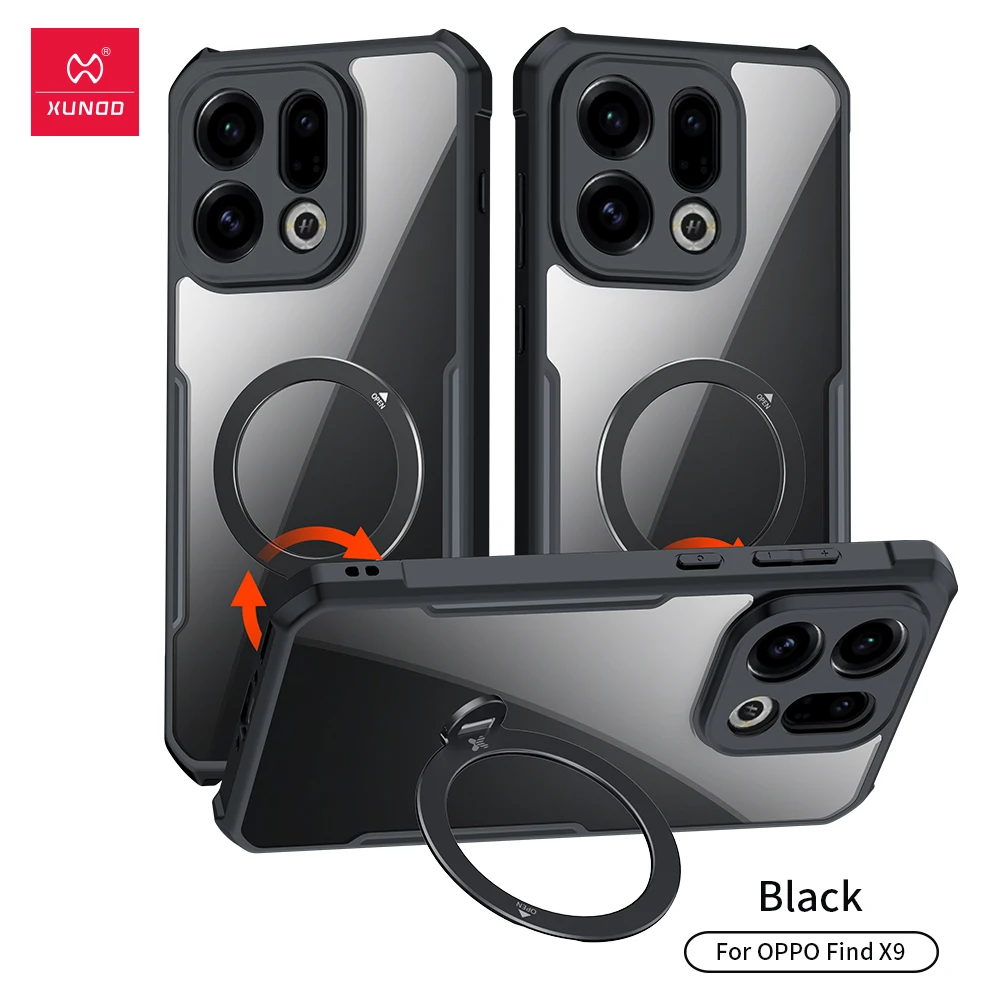 Xundd Hülle für Oppo Find X9 Ultra, stoßfest mit Airbags, PC&TPU, matt-transparent, Anti-Sturz-Schutzhülle für Find X9 Ultra – Detail 2