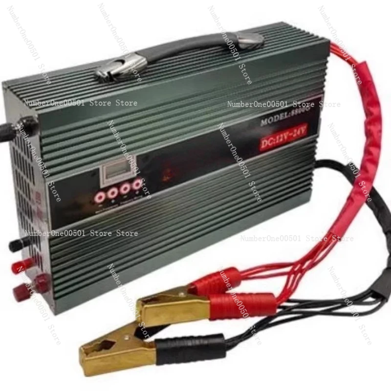 8800G 12-24V intelligent conversion electronic boost high power inverter  step-up transformer/convert