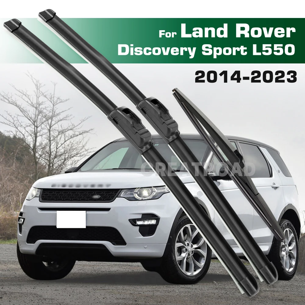 

GREATROAD Wiper LHD&RHD Front & Rear Wiper Blades Set For Land Rover Discovery Sport L550 2014-2023 Windshield Windscreen