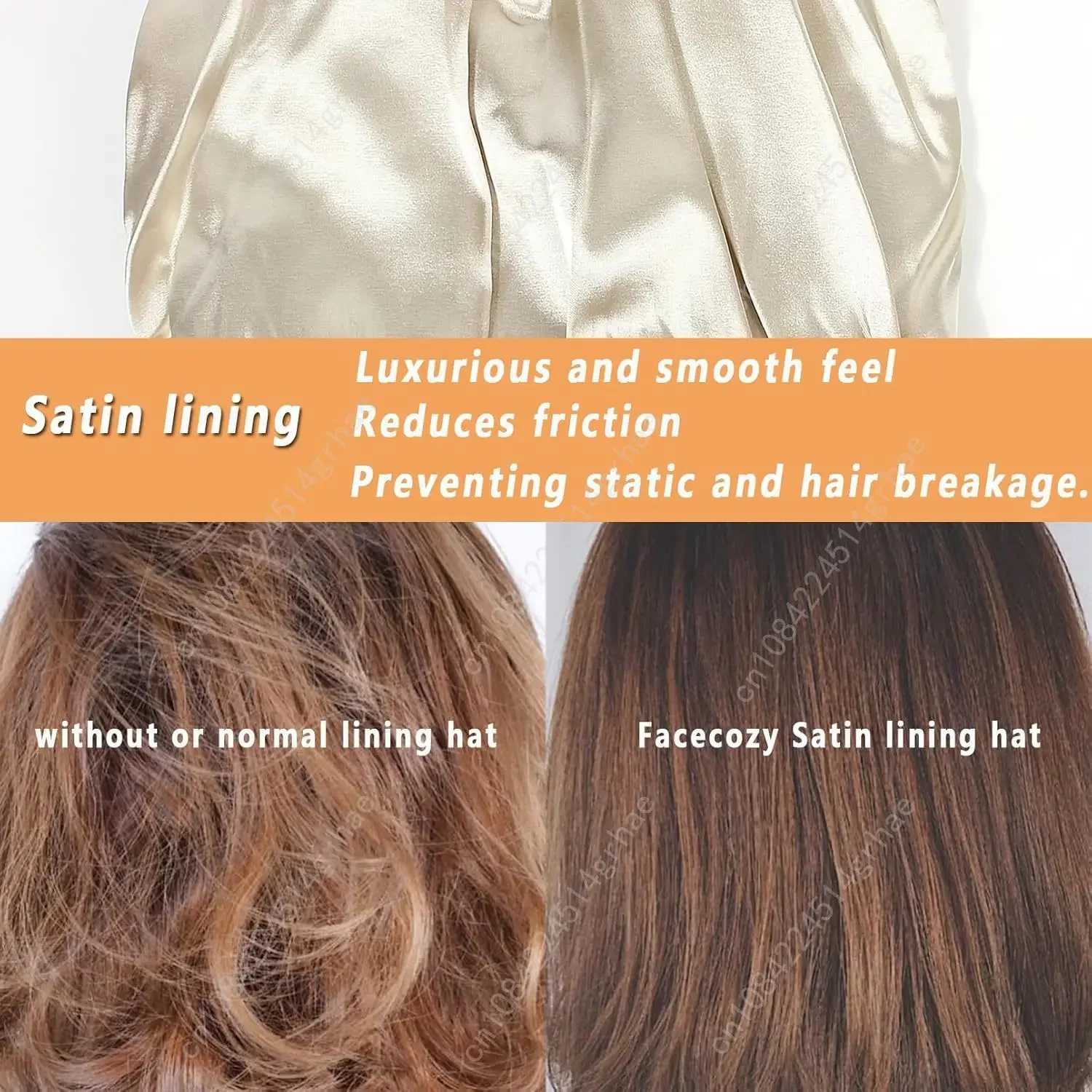 الساتان اصطف قبعات صغيرة للنساء الرجال المطرزة الإيمان قبعة الحرير بطانة بيني قبعات الشتاء للنساء قبعة صغيرة مترهل #3