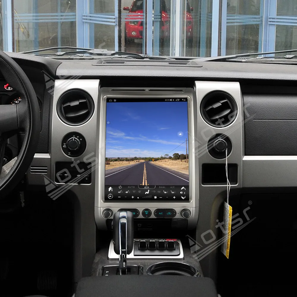 

12,1-дюймовый Android 13 CarPlay автомобильный радиоприемник для Ford F150 2009-2014 AI сенсорный экран мультимедийный плеер GPS-навигация автомобильные аксессуары