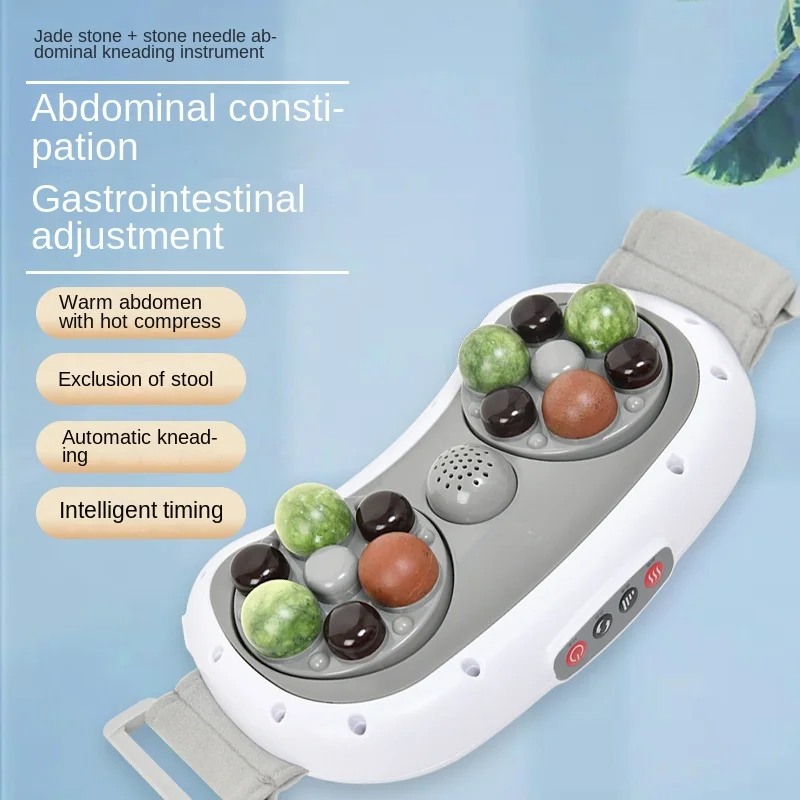 

Double Disc Abdominal Kneading Instrument 35mm Massage Electric Hot Compress Abdominal Kneading Massager