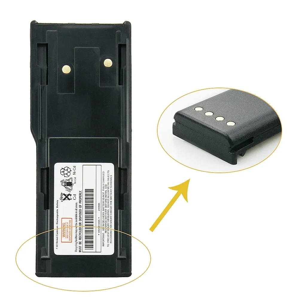 Untuk Motorola Radius P110 dua arah radio HNN8148 Battery Battery Baterai 7.5V 1800mAh Battery ni-cd baterai pengganti