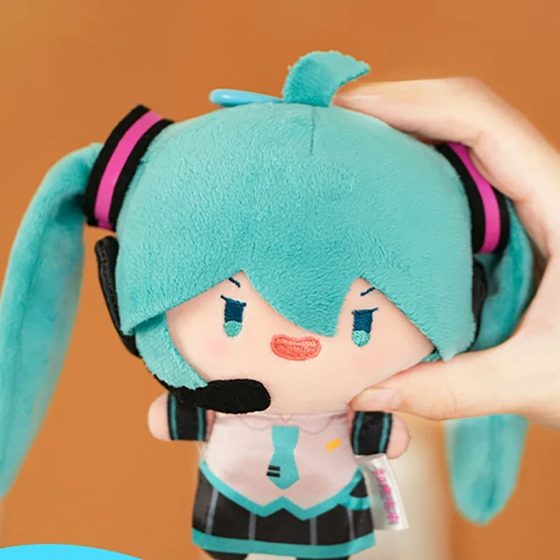 Original Hatsune Miku Horse Tail Swinging Series Plush Doll Pendant Anime Fufu Miku Doll Bedroom Decoration Kids Birthday Gifts