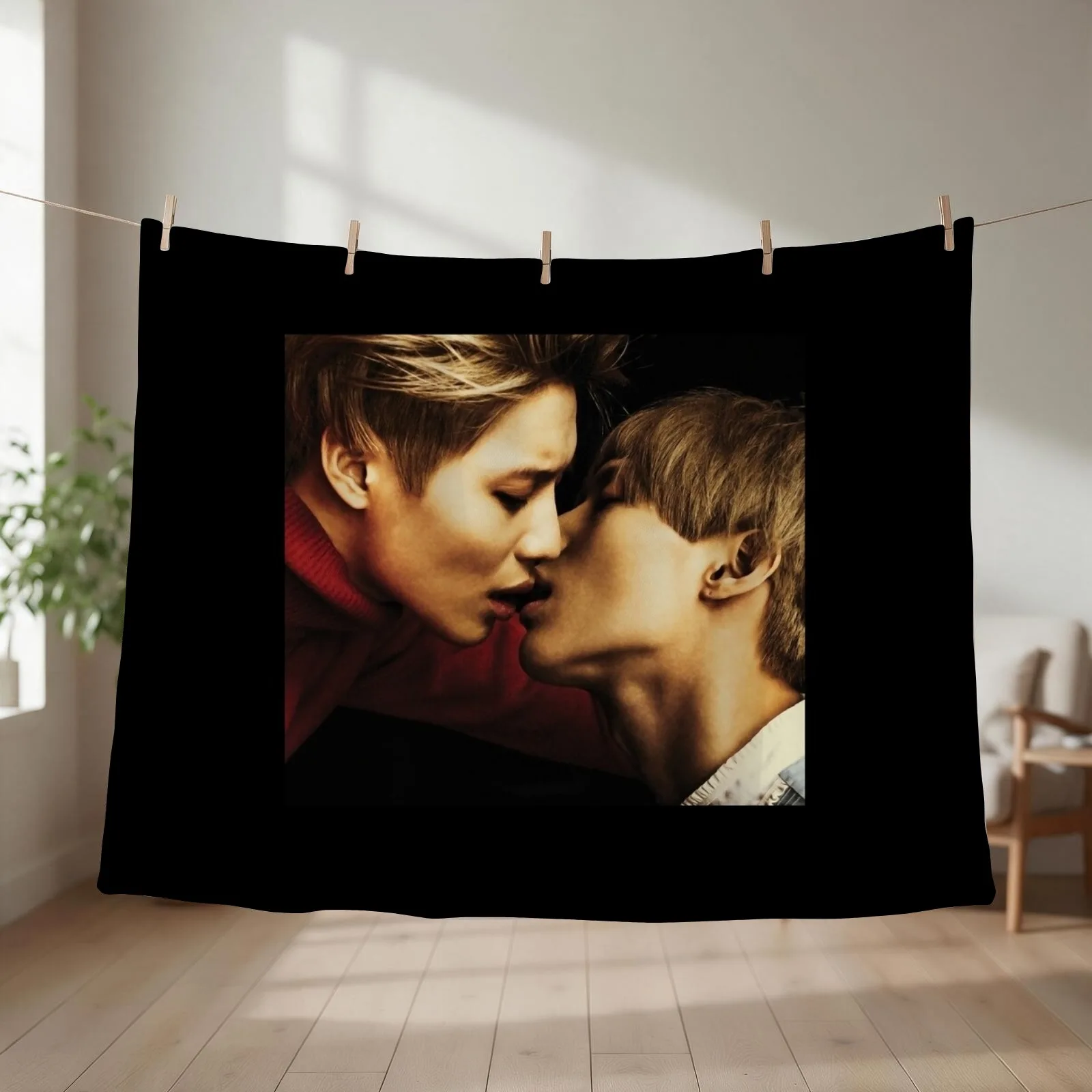 TAEMIN - PRESS IT Throw Blanket couch cozy soft plush fuzzy picnic outdoor blanket