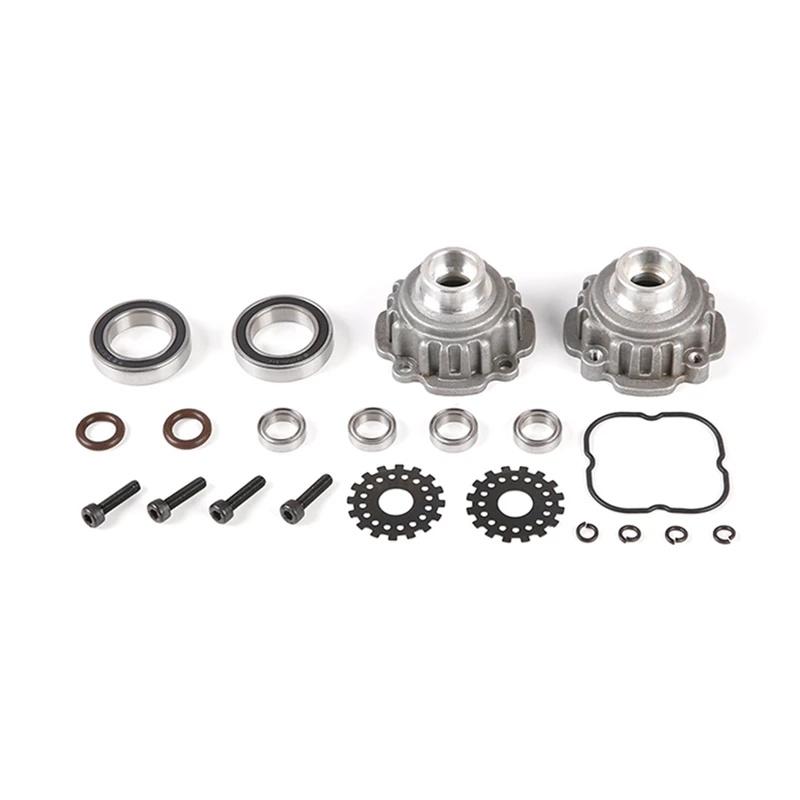 Metal Differential Housing Kit For 1/5 Scale HPI ROFUN BAHA KING MOTOR ROVAN BAJA 5B 5T 5SC SS TRUCK RC CAR PARTS