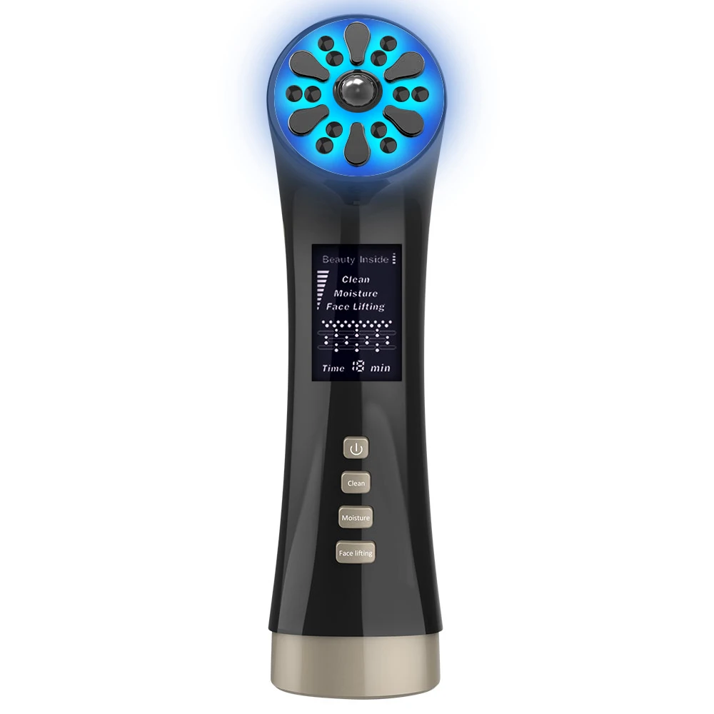 Anti Aging RF Facial Massager Face Skin Care LED Handheld Machine