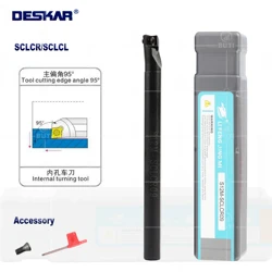 DESKAR 100% 오리지널 SCLCR SCLCL 내부 공구 홀더 S06K S07K S08K S10K S12M S16Q-SCLCR06 CCMT 인서트 용 아버 보링 바